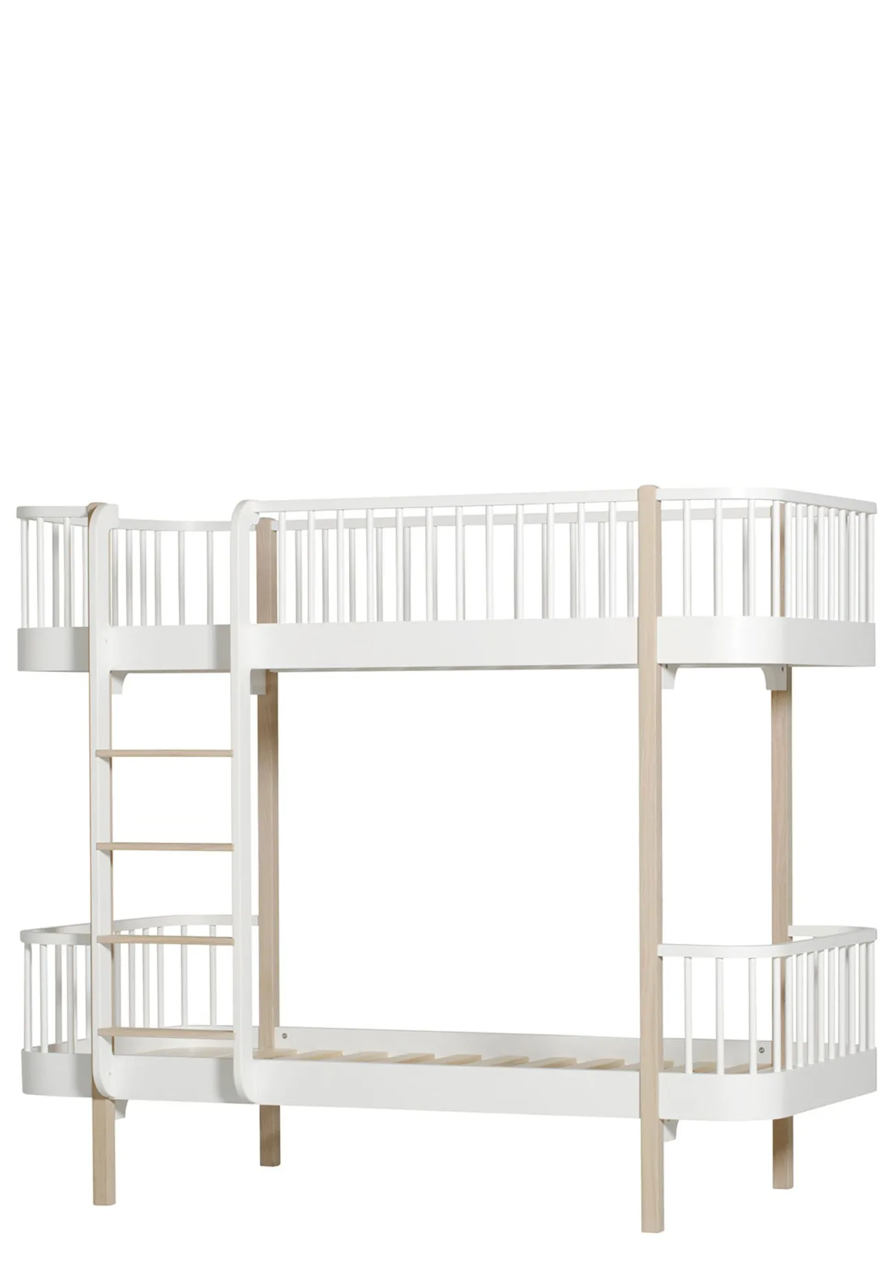 Sale Etagenbett 'Wood Original' weiß / Eiche 200 x 90 cm Kinder Hochbetten & Etagenbetten|Babybetten & Kinderbetten