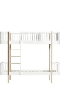 Sale Etagenbett 'Wood Original' weiß / Eiche 200 x 90 cm Kinder Hochbetten & Etagenbetten|Babybetten & Kinderbetten