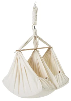 Clearance Federwiege 'Basic' für Zwillinge Natur Kinder Beistellbetten & Babywiegen|Beistellbettchen & Babywiegen