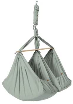 Discount Federwiege 'Basic' für Zwillinge Grün Kinder Beistellbetten & Babywiegen|Beistellbettchen & Babywiegen