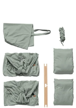 Discount Federwiege 'Basic' für Zwillinge Grün Kinder Beistellbetten & Babywiegen|Beistellbettchen & Babywiegen