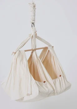 New Federwiege 'Premium' für Zwillinge Natur Kinder Beistellbetten & Babywiegen|Beistellbettchen & Babywiegen