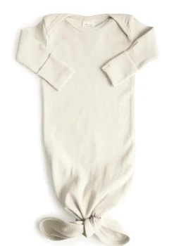 Online geknotetes Babykleid ivory Oberteile|Overalls