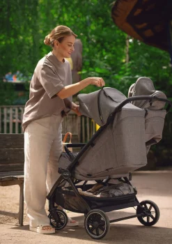 New Geschwisterbuggy 'TRVL dubl' Kinder Kinderwagen|Reisebuggys