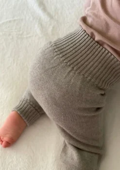 Sale Gestrickte Babyhose zum Mitwachsen Unterteile