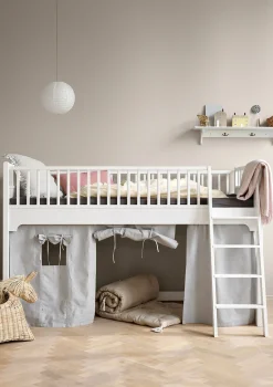 Best halbhohes Hochbett 'Seaside Classic' weiß 200 x 90 cm Kinder Hochbetten & Etagenbetten|Babybetten & Kinderbetten