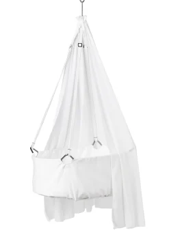 Hot Himmel 'Classic' Wiege Weiss Kinder Vorhänge & Himmel|Beistellbetten & Babywiegen