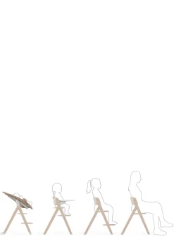 Clearance Hochstuhl 'Click & Fold' 4-in-1 Set Kinder Kinderstühle & Kindertische|Hochstühle