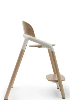 Best Hochstuhl 'Giraffe' neutrales Holz / Weiß Kinder Kinderstühle & Kindertische|Hochstühle