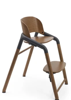 Best Hochstuhl 'Giraffe' warmes Holz / grau Kinder Kinderstühle & Kindertische|Hochstühle