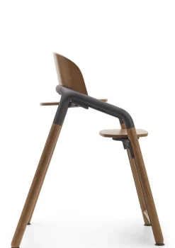 Best Hochstuhl 'Giraffe' warmes Holz / grau Kinder Kinderstühle & Kindertische|Hochstühle