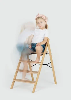 New Hochstuhl 'Klapp' Eiche Kinder Kinderstühle & Kindertische|Hochstühle