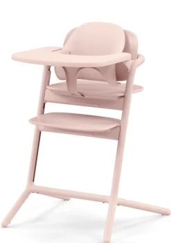 Outlet Hochstuhl 'Lemo' 4-in-1 Set Pearl Pink / Light Pink Kinder Kinderstühle & Kindertische|Hochstühle