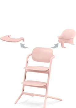 Discount Hochstuhl 'Lemo' 3-in-1 Set Pearl Pink / Light Pink Kinder Kinderstühle & Kindertische|Hochstühle