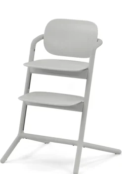 Hochstuhl 'Lemo' 3-in-1 Set Suede Grey / Mid Grey Kinder Kinderstühle & Kindertische|Hochstühle