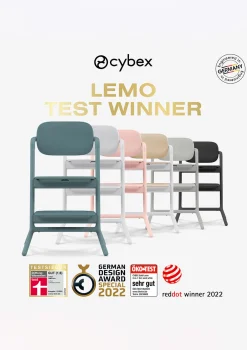 Sale Hochstuhl 'Lemo' Suede Grey Kinder Kinderstühle & Kindertische|Hochstühle