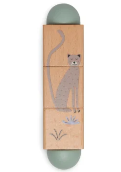 Hot Holz Drehpuzzle 'Jungle Jambo' Lernspielzeug|Holzspielzeug