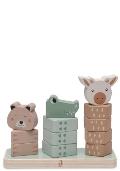 Holz Stapelturm 'Jungle Jambo' Lernspielzeug|Holzspielzeug