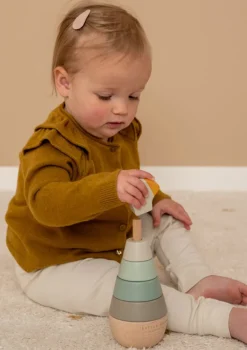 Outlet Holz-Stapelturm mit Ringen 'Little Goose' Lernspielzeug|Spielzeug