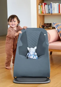 Outlet 3-in-1 Babywippe 'Evolve' Knit Kinder Kinderstühle & Kindertische|Babywippen & Kleinkindwippen