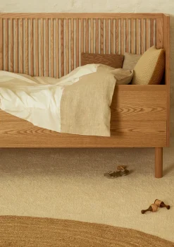 Hot 2-in-1 Bett 'Hai No Ki' Natural Ash 140 x 70 cm Kinder Babybetten & Kinderbetten|Babybetten