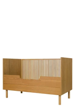 Hot 2-in-1 Bett 'Hai No Ki' Natural Ash 140 x 70 cm Kinder Babybetten & Kinderbetten|Babybetten