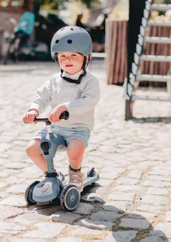 2in1 Kickboard 'Highway Kick 1' Laufräder & Helme