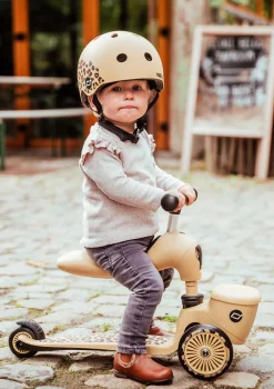 New 2in1 Kickboard 'Highway Kick 1 Lifestyle' Leopard Laufräder & Helme