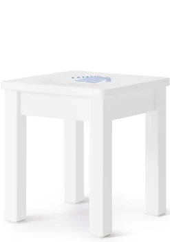 Discount Kinderhocker weiß handbemalt Kinder Kinderstühle & Kindertische