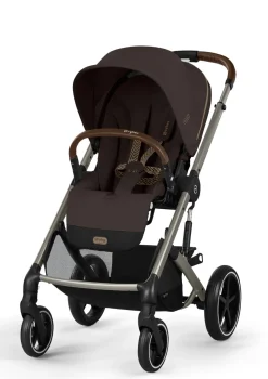 New Kinderwagen 'Balios S LUX' Taupe / Chocolate Brown Kinder Kinderwagen