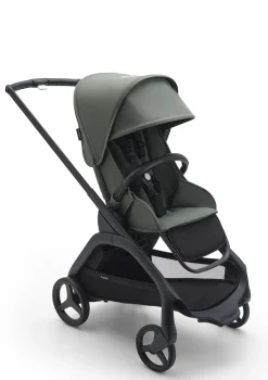 Discount Kinderwagen 'Dragonfly' Schwarz / Waldgrün Kinder Kinderwagen