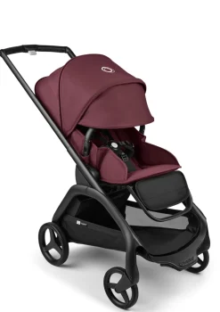 Clearance Kinderwagen 'Dragonfly' Schwarz / Dark Cherry Kinder Kinderwagen