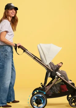 Online Kinderwagen 'e-Gazelle S' Black / Moon Black Kinder Kinderwagen|E-Kinderwagen