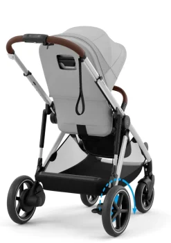 Sale Kinderwagen 'e-Gazelle S' Silver / Stone Grey Kinder Kinderwagen|E-Kinderwagen