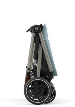 Online Kinderwagen 'e-Gazelle S' Taupe / Stormy Blue Kinder Kinderwagen|E-Kinderwagen