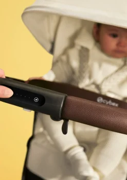 Hot Kinderwagen 'e-Gazelle S' Taupe / Seashell Beige Kinder Kinderwagen|E-Kinderwagen