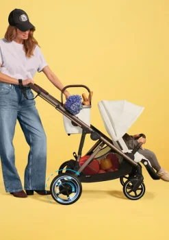 Sale Kinderwagen 'e-Gazelle S' Taupe / Moss Green Kinder Kinderwagen|E-Kinderwagen