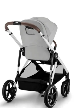 Hot Kinderwagen 'Gazelle S' Silver / Lava Grey Kinder Kinderwagen|Zwillingswagen