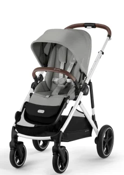 Sale Kinderwagen 'Gazelle S' Silver / Stone Grey Kinder Kinderwagen|Zwillingswagen