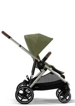 Online Kinderwagen 'Gazelle S' Taupe / Moss Green Kinder Kinderwagen|Zwillingswagen