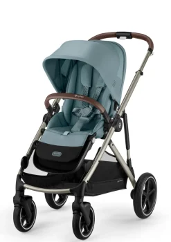 Clearance Kinderwagen 'Gazelle S' Taupe / Stormy Blue Kinder Kinderwagen|Zwillingswagen
