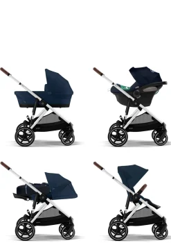 Clearance Kinderwagen 'Gazelle S' Taupe / Stormy Blue Kinder Kinderwagen|Zwillingswagen