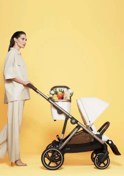 Outlet Kinderwagen 'Gazelle S' Taupe / Seashell Beige Kinder Kinderwagen|Zwillingswagen