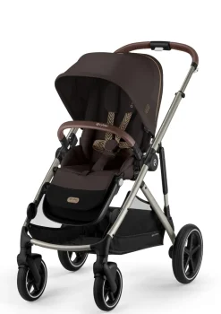 Sale Kinderwagen 'Gazelle S' Taupe / Chocolate Brown Kinder Kinderwagen|Zwillingswagen