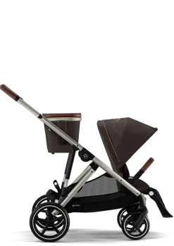 Sale Kinderwagen 'Gazelle S' Taupe / Chocolate Brown Kinder Kinderwagen|Zwillingswagen