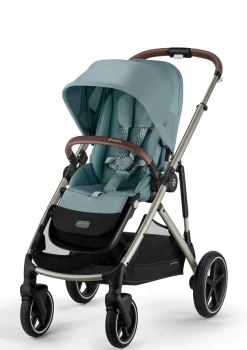 Discount Kinderwagen 'Gazelle S' Taupe / Sky Blue Kinder Kinderwagen|Zwillingswagen