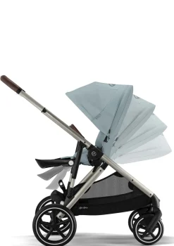 Discount Kinderwagen 'Gazelle S' Taupe / Sky Blue Kinder Kinderwagen|Zwillingswagen