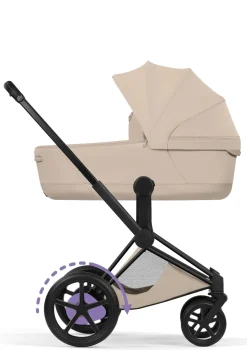 Best Kinderwagen-Set 'e-Priam Comfort' Cozy Beige Kinder Kinderwagen|Kinderwagen-Sets