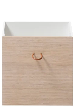 Hot Kisten 'Wood' weiß/eiche Kinder Aufbewahrung|Jugendzimmer