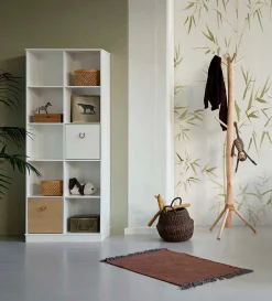 Hot Kisten 'Wood' weiß/eiche Kinder Aufbewahrung|Jugendzimmer